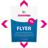 Flyer mit freier Größe